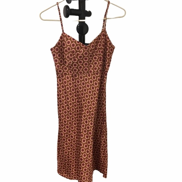 Gap Bronze and Pink Floral Cami Fit n Flare - Picture 5 of 5